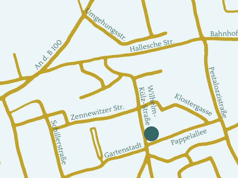 Anfahrtsskizze Praxis Dr Bischoff